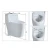 Import Water saving cUPC Watermark CE Bathroom one piece siphon white bathroom toilets bowl toilet sanitary ware from China
