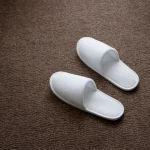 Waterjet Disposable Slippers for Hotels Spa Home Travel Double Face Made in Turkey