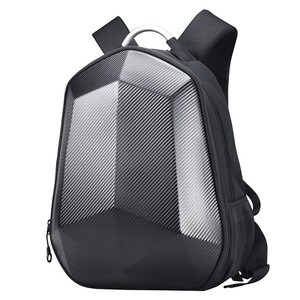 Waterproof expandable anti-theft hard shell motorcycle backpack motorbike helmet bag