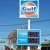 Waterproof Petrol Station Advertising Board Equipment Gulf Gas Station Price Pylon Sign
