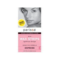 Wax Strips, Mini Eyebrow, 32(16X2 sided)ct by Parissa