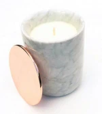 Wedding Decoration Center White Marble Candle Holder