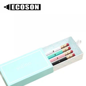 Wedding Favors Corporate Gift Set Business Personalised Eco School Kids Personalized Pen Boxes Cardboard Pencil Customized Gifts