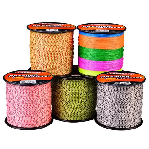 WEIHE 500M 4 braided colorfast 0.10mm-0.6mm multiple colour PE fishing line