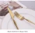 Import Western Style High Quality Durable Luxury Gold Fork Knife And Spoon Set Flatware Set For Weddings from Pakistan