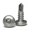 White button head type A drill point m2.5 self tapping screw