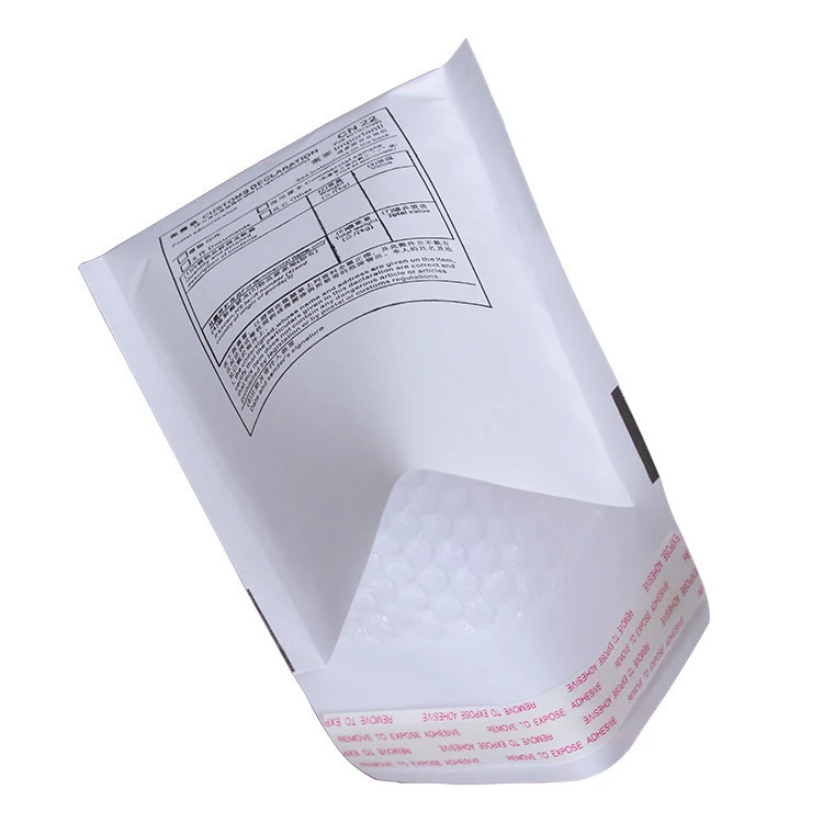 White Kraft Paper Envelope Bag Waterproof Bubble Envelopes Padded Mailer Shipping Mailing Bags Foam Courier Bag Stationery