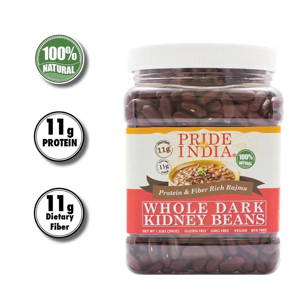 Whole Red Kidney Beans(1.5 Lb, 680 gms)