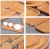 Import Wholesable Custom Restaurant Dinner Breakfast Food Fruit Platter Tray Plates Round Bamboo Wood Serving Tray from China
