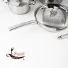 Wholesale 12PCS set of stainless steel kitchen cookware