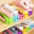 Import Wholesale 2019 Shoes Rack Colorful PP Plastic Convenient Shoe Storage Organizer Stand Shelf from China