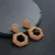 Import Wholesale 2020 New Unique design punk exaggerated women Oil paint Rose gold Metal Geometric earrings for women from China