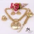 Import wholesale African set jewelry fashion, 18K gold plating women big jewelry set T0107 from China