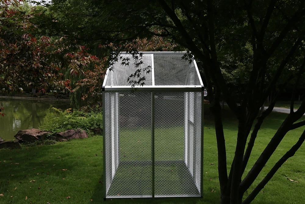 Wholesale  Aluminium pet wedding decoration outdoor bird cage animal house