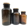 Wholesale amber pharmaceutical glass bottle with cork