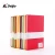Import Wholesale cheap customised logo printing ribbon color student notebook with elastic from China