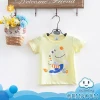 Wholesale children boutique clothing factory price high quality plain kids cute cartoon printed hot brand baby t-shirt