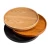 Import Wholesale Custom Color decorative Rustic Round Shape Wooden Small Tray Table Food Breakfast Serving Tray Tea Coffee Tray Wooden from China