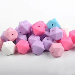 Wholesale FDA Silicone BPA Free Soft Teething Beads