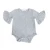 Import Wholesale flutter sleeve plain organic cotton baby romper with snap from China