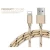 Import wholesale high quality metal braided USB charging sync data cable for iphone x charger charging cable with aluminum alloy from China