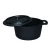 Wholesale high quality size 10cm13cm14cm Disa eco friendly kitchenware black enamel coating cast iron dutch oven cookware set