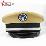 Wholesale High Quality Yellow Military Caps Police Military Supplies
