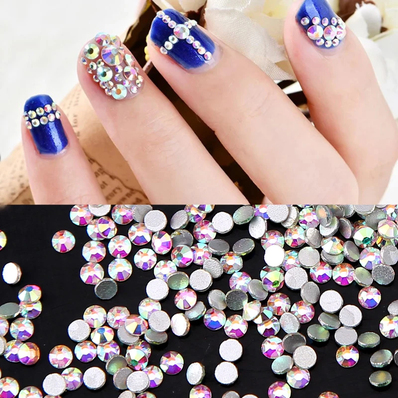 Wholesale Hot sale 3D Glitter Decoration Shining Diamond Nail Crystal Rhinestone nail art rhinestone