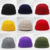 wholesale hot selling colors fisherman custom knit wear winter beanie hat for women and men