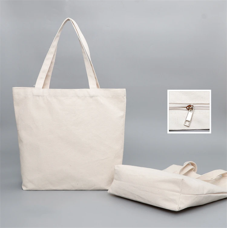 Wholesale LOW MOQ Personalised Design Shopping Bag Cheap Organic Cotton Canvas Tote Bags With Custom Printed Logo
