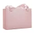 Import Wholesale Luxury light Foldable pink color bow tie drawer packaging box for bra/underwear/dress from China