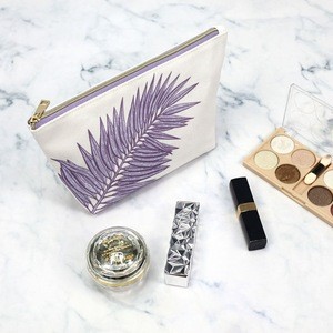 Wholesale Luxury Private Label Travel Custom Logo Recycled Eco-Friendly Zipper Makeup Cosmetic Bag