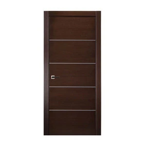 Wholesale modern apartment internal wooden door intern walnut door interior walnut wood veneer door