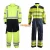 Import wholesale OEM service EN20471 standard hi- vis flame retardant 3m reflective safety coverall overall from China