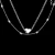Import Wholesale popular love heart pendant double layer alloy necklace from China