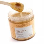 Wholesale Private Label Exfoliating Whitening Organic Natural Dead Sea Salt Arabica Coffee Face Body Scrub for Exfoliator