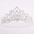 Import Wholesale Queen Crown Tiaras Bride Dress Accessories Alloy Gold Plated Royal Blue Red Green Rhinestones Pageant  Tiara Crown from China