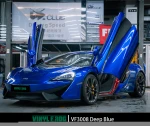 Wholesale Self Adhesive Calendared Deep Blue Color Glossy Metallic Car Films, Vinyl Film Wraps