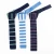 Import Wholesale Striped Knitting Necktie Polyester Made 5.5cm Flat Fashion Skinny Ties For Men from China