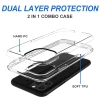 Wholesale Transparent Mobile Cover High Clear TPU PC Phone Case For iPhone 7 8 Plus SE2 11 Pro Max 12