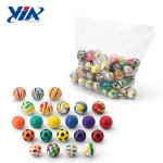 Wholesale various design 27mm 32mm 45mm 49mm small toy rubber bouncy  balls