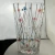 Import Wholesale Weddings Pressed Flower Pattern Crystal Vases/Lead-Free Crystal Decoration Flower Vase from China