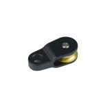 Wholesales custom aluminum fixed side rescue pulley light weight single climbing pulley