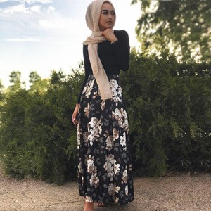 Whosale  FashionAbaya  Newest  Islamic skirt Muslim woman quality  comfort abaya