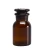 Import Wide Mouth Lab Chemical 250ml 500ml Amber Glass Pill Apothecary Reagent Bottle With Stoppers from China
