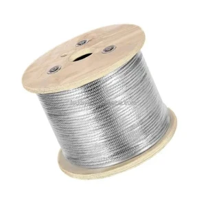 Wire Rope hardware high quality wire rope 7*7 304 1mm/1.5mm PVC coated wire rope