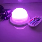 wireless battery powered led light base for led bar furniture accessories