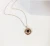Import Women Fashion Rose Gold Silver 100 Languages To Say I Love You Circle Pendant Necklace from China