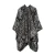 Women&#x27;s Chic Leopard Pattern Scarf Oversize Thick Winter Cashmere Tassels Animal Print Shawl Wrap