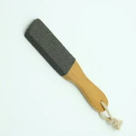 Wood Foot File and Callus Remover, Dead Skin Remover, Pedicure Scrubber Tool